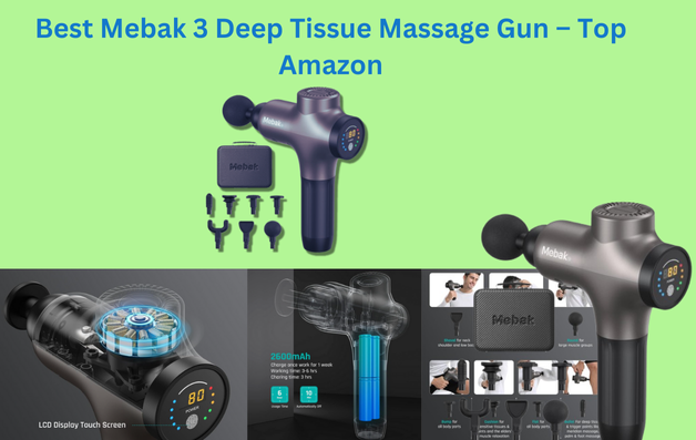 Best Mebak 3 Deep Tissue Massage Gun – Top Amazon Reviews, Quiet & Portable 2025