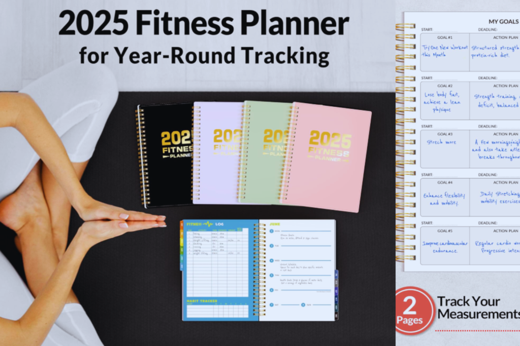 Top 5 Best 2025 Fitness Workout Journal Planners for Women & Men 2025