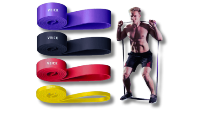 VEICK Resistance Bands for Working Out, Exercise Bands, Workout Bands, Pull Up Assistance Bands, Long Heavy Stretch Bands Setthe best 2025